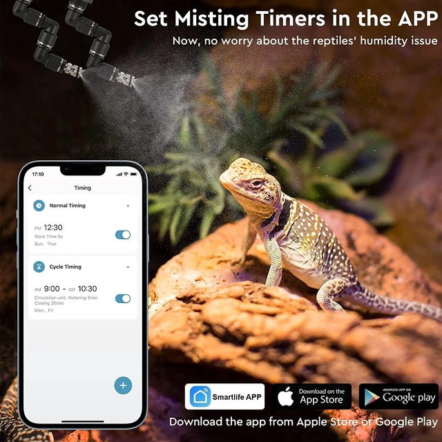Alt view image 6 of 7 - Moistenland WiFi Reptile Mister, DIY Misting System