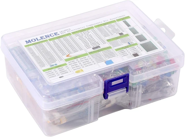 Alt view image 4 of 6 - 1818-Piece DIY Electronics Components Assortment Kit