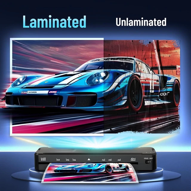Alt view image 6 of 6 - 13-Inch Laminator with 50 Sheets, Cold & Thermal