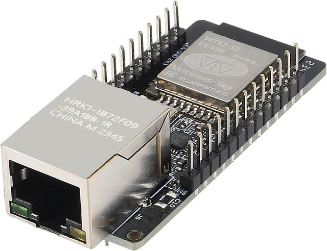 Alt view image 5 of 7 - 5-Pack WT32-ETH01 ESP32 Module, Ethernet, WiFi & Bluetooth Development Board