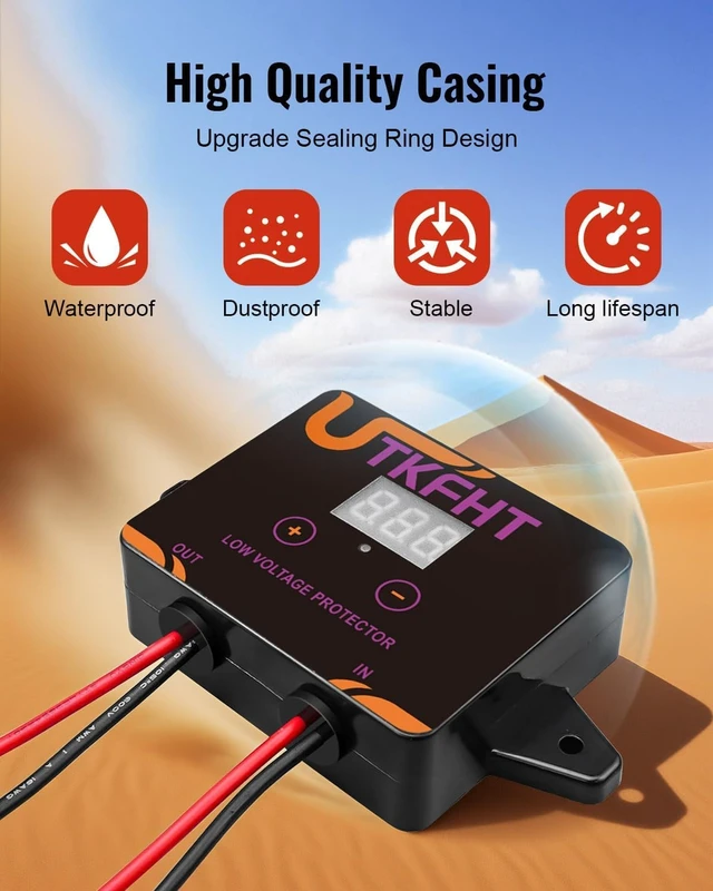 Alt view image 3 of 7 - Power Wheel Adapter Kit for Milwaukee 18V Battery with Low Voltage Protector