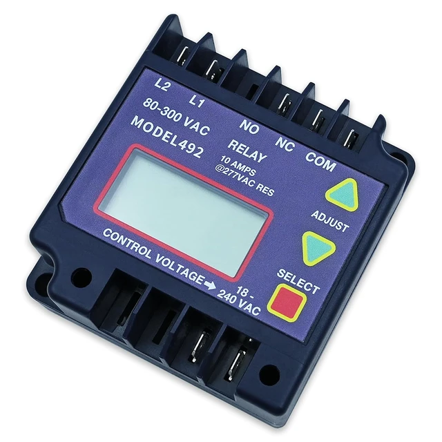 Alt view image 2 of 7 - Single Phase Voltage Monitor, 80-300 VAC, Compatible with ICM492
