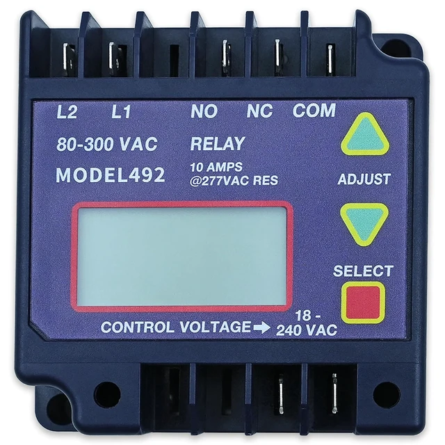 Alt view image 3 of 7 - Single Phase Voltage Monitor, 80-300 VAC, Compatible with ICM492