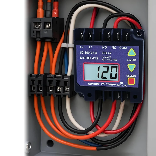 Alt view image 6 of 7 - Single Phase Voltage Monitor, 80-300 VAC, Compatible with ICM492