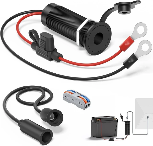 Main image of 30V 2A Starlink Mini Power Supply Adapter, RV Wall Pass-Through Kit