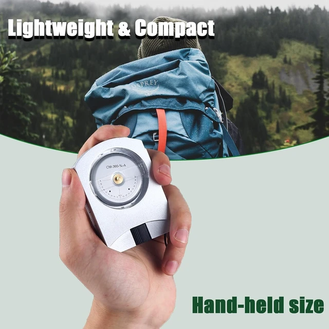 Alt view image 5 of 7 - Professional Aluminum Waterproof Optic Clinometer Altimeter
