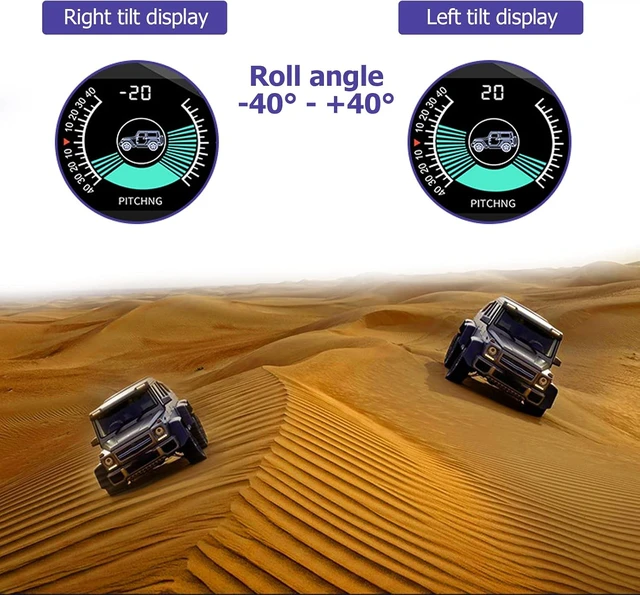 Alt view image 2 of 7 - Universal Car Inclinometer, Real-Time Slope Meter for Automobile