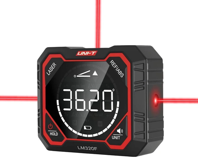 Main image of Digital Level with 3-Laser Angle Gauge, Magnetic Inclinometer, 1000mAh