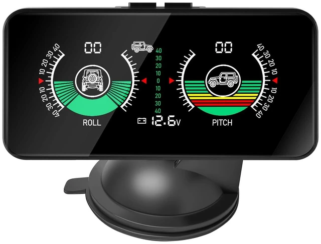 Main image of X50 Off-Road Car Inclinometer, Digital Dashboard Slope Meter for SUV