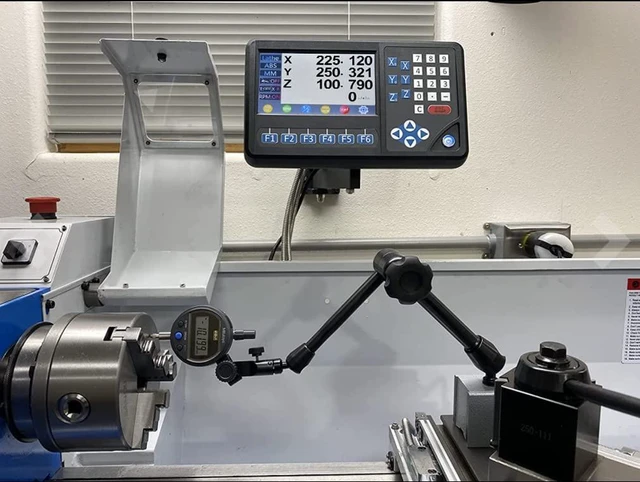 Main image of 4-Axis DRO Digital Readout, 7" LCD, Multi-Language for Linear, Magnetic & Rotary Encoder