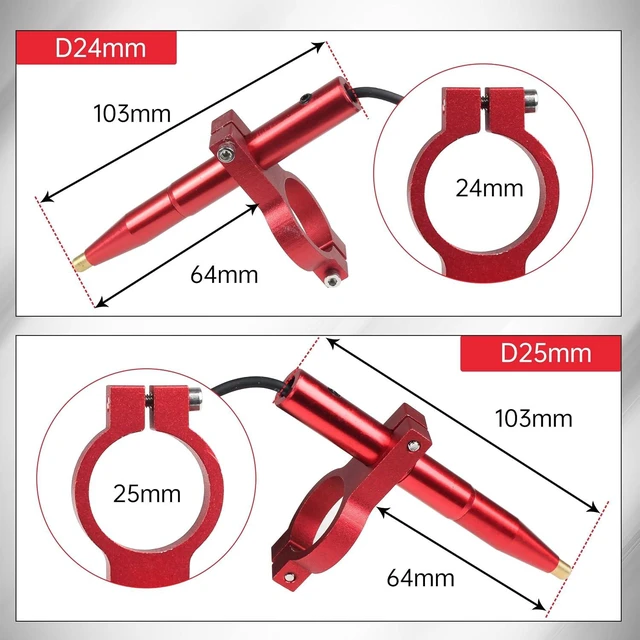 Alt view image 2 of 7 - Z-Axis Laser Auto Focus Sensor Probe with 3m Cable & 24mm Clamp for CO2 Cutter, 60W-150W