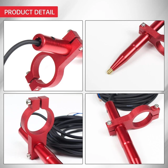 Alt view image 6 of 7 - Z-Axis Laser Auto Focus Sensor Probe with 3m Cable & 24mm Clamp for CO2 Cutter, 60W-150W