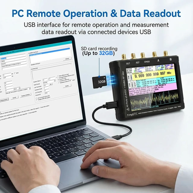 Alt view image 5 of 7 - TinyGTC 7GHz ZC407 Frequency Counter with GPSDO, 40ps Resolution