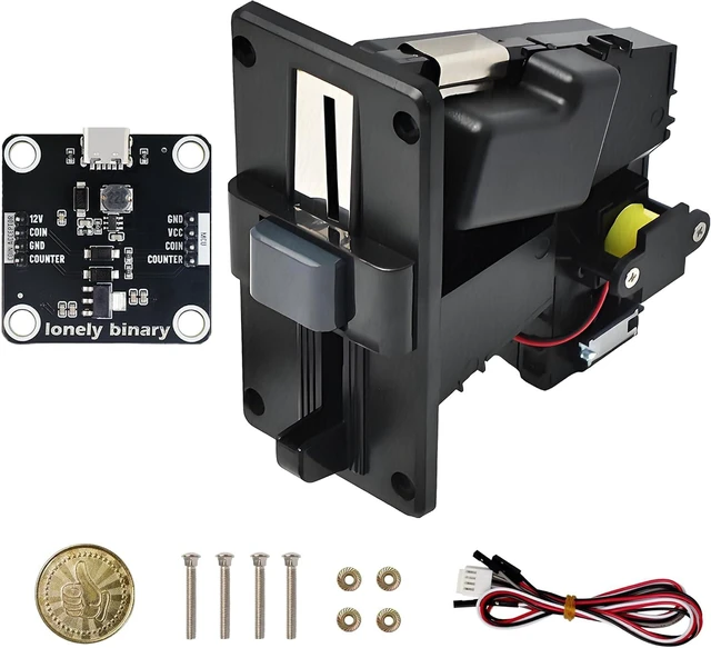 Main image of Arcade Coin Acceptor Module Kit for ESP32-S3, USB-C Powered