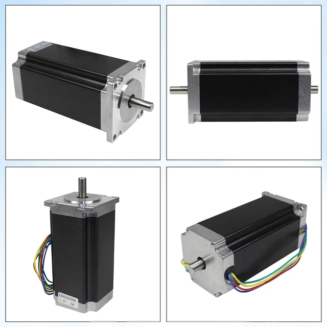 Alt view image 2 of 7 - 3-Axis Nema 23 Stepper Motor Driver Kit, USB Mach3 CNC Controller, 2.8Nm