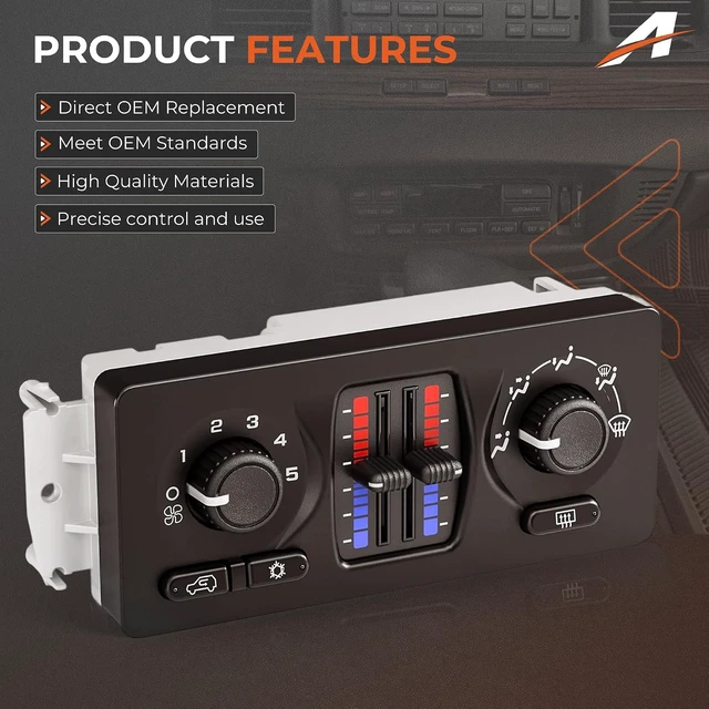 Alt view image 4 of 7 - 599-210XD Climate Control Module for Chevy Silverado & GMC Sierra 2003-2007