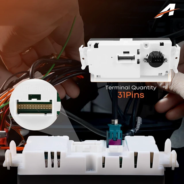 Alt view image 6 of 7 - 599-210XD Climate Control Module for Chevy Silverado & GMC Sierra 2003-2007