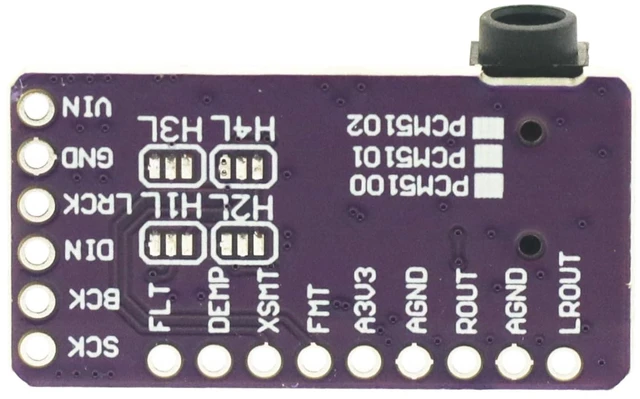 Alt view image 7 of 7 - 2-Pack PCM5102 I2S DAC Decoder Board, Stereo Digital to Analog Audio for Raspberry Pi