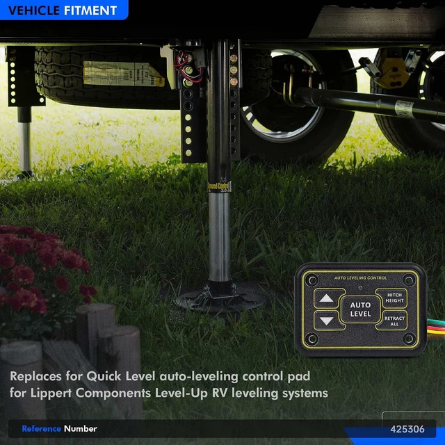 Alt view image 2 of 7 - 425306 Quick Level Touch Panel Assembly for RV Auto Leveling