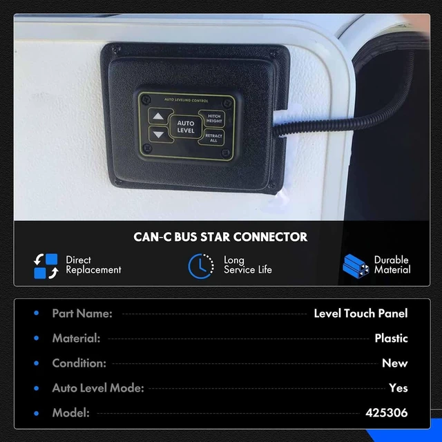 Alt view image 5 of 7 - 425306 Quick Level Touch Panel Assembly for RV Auto Leveling