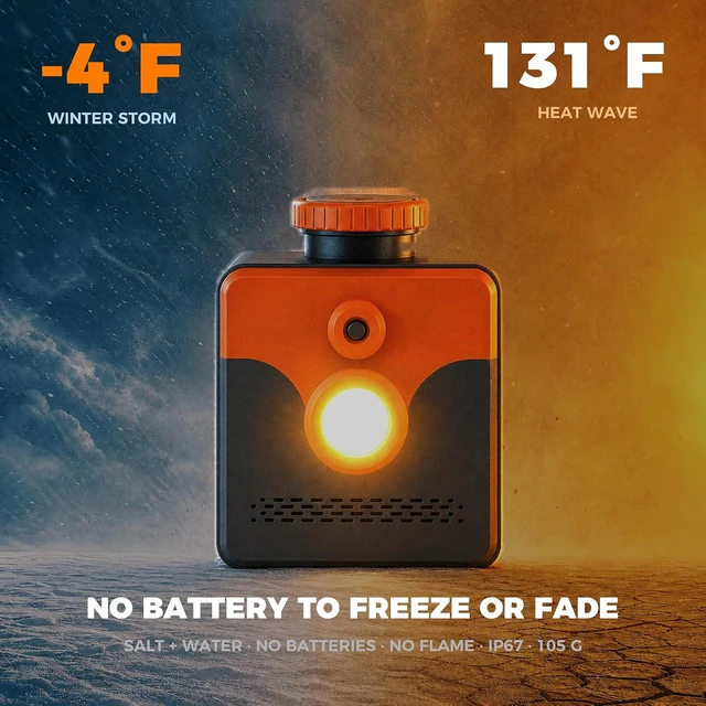 Alt view image 4 of 7 - 250 Lumen Salt Water Emergency Lantern for Power Outages