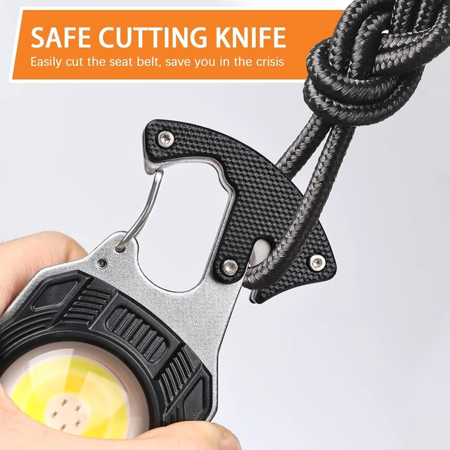 Alt view image 4 of 7 - 4-Pack Rechargeable COB Keychain Flashlight, 7 Modes, High Lumen for EDC, Camping & Emergencies