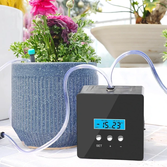 Main image of DIY Automatic Drip Irrigation System with Self-Priming Pump & Programmable Timer