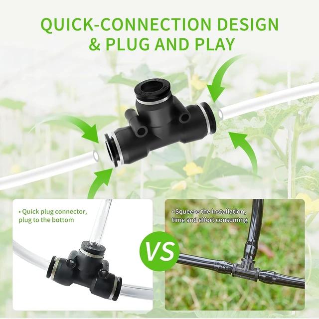 Alt view image 5 of 7 - DIY Automatic Drip Irrigation System with Self-Priming Pump & Programmable Timer