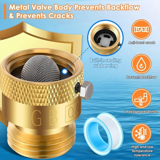 Alt view image 3 of 7 - 8-Pack 25 PSI Pressure Regulator with 1/4" Drip Irrigation Connector