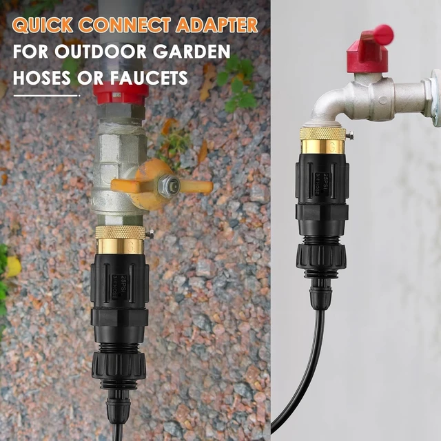 Alt view image 4 of 7 - 8-Pack 25 PSI Pressure Regulator with 1/4" Drip Irrigation Connector