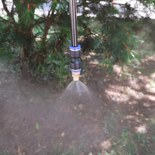 Alt view image 6 of 6 - 82FT Drip Irrigation Kit with 20 Adjustable 360° Sprayers & Atomizing Nozzles for Garden & Lawn