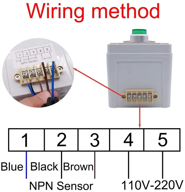 Alt view image 2 of 6 - Infrared Wireless Visitor Counter, 6-Digit LED, 2m Distance NPN Photoelectric Sensor