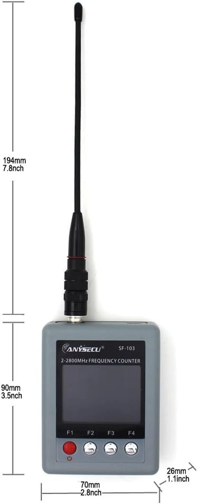 Alt view image 2 of 5 - Portable Frequency Counter, 2MHz-2.8GHz for Two-Way Radio (SF-103)
