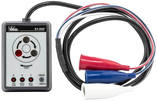 Main image of 3-Phase Sequence Tester, Color-Coded (61-520)