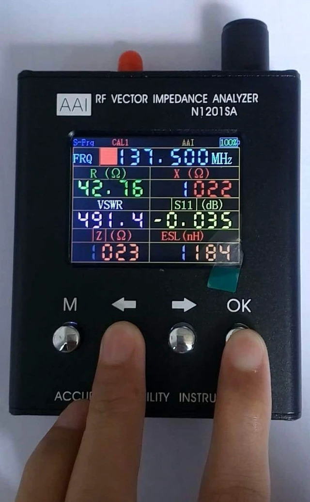Alt view image 5 of 6 - UV RF Vector Impedance Antenna Analyzer, 140MHz-2.7GHz SWR Meter (PS100)