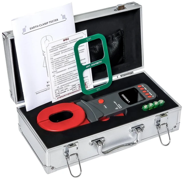 Main image of 0.01-200 Clamp Ground Resistance Meter, Handheld Digital Earth Tester