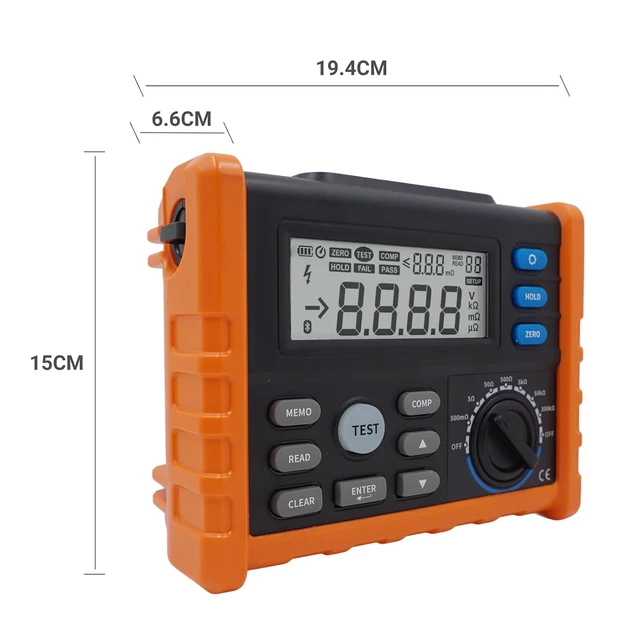 Alt view image 7 of 7 - 7-Gear DC Low Resistance Milliohmmeter, 4-Wire Measurement