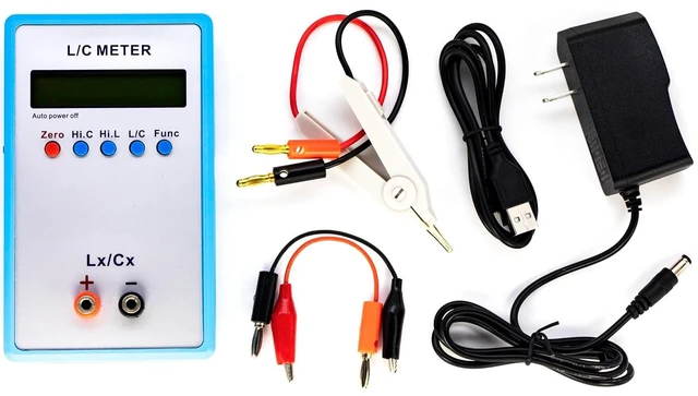 Main image of LC200A LCR Meter, Capacitor & Inductor Tester, 1pF-100mF, 1uH-100H