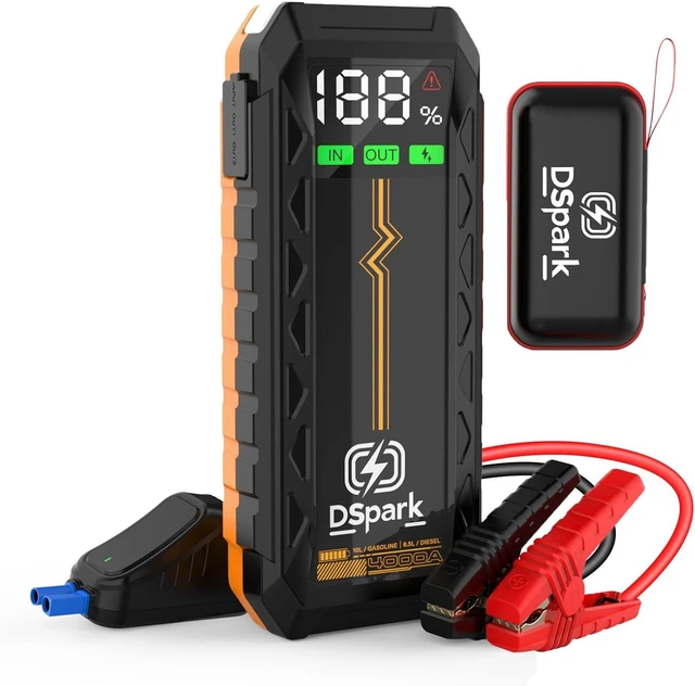 Main image of 4000A 24000mAh Jump Starter, 12V Jump Box for Gas & 8.5L Diesel