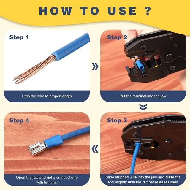 Alt view image 3 of 7 - 1700-Piece Electrical Wire Connector Kit, Mixed Crimp Terminals