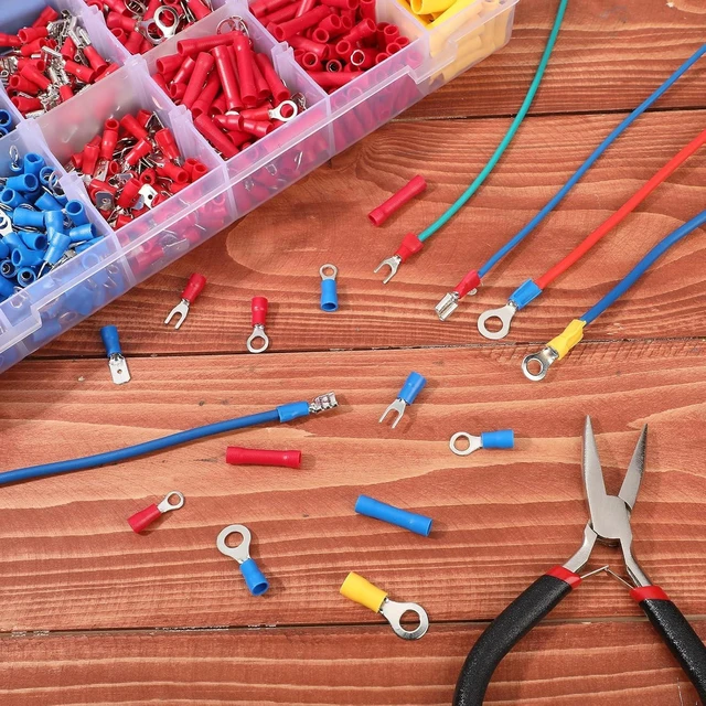 Alt view image 4 of 7 - 1700-Piece Electrical Wire Connector Kit, Mixed Crimp Terminals