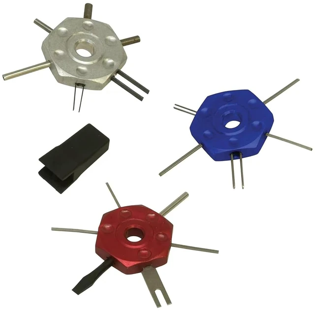 Main image of 4-Piece Wire Terminal Release Tool Kit, Compatible with GM & Ford