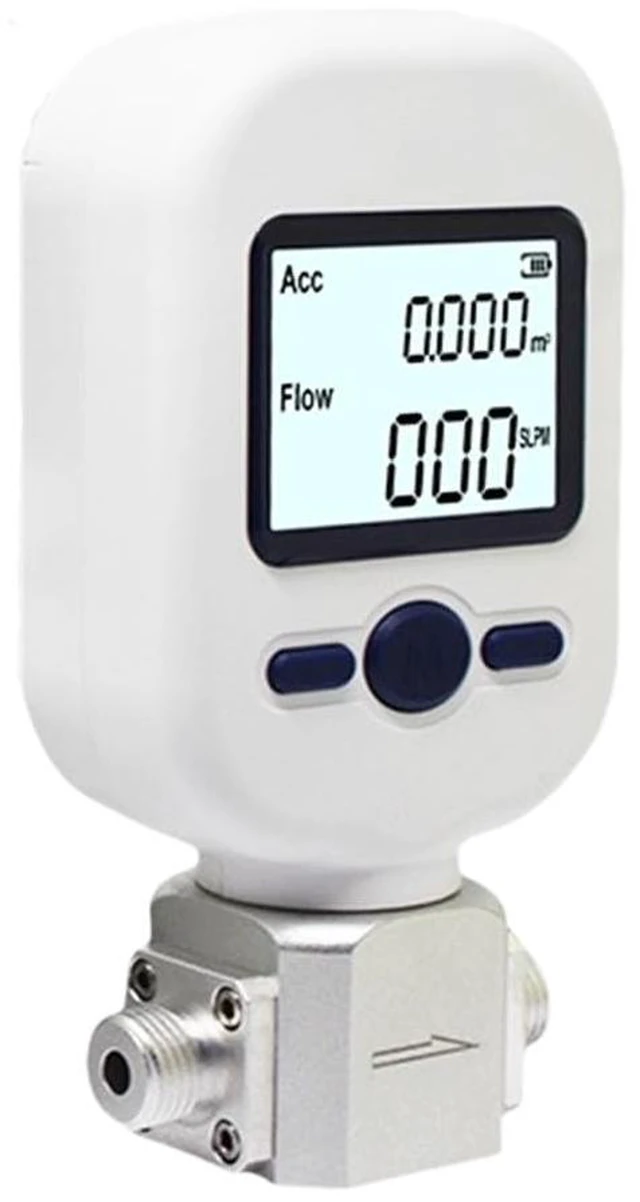 Main image of MF5706 Digital Gas Flow Meter, 0-20L/min Mass Air Flow for Nitrogen, Oxygen & Compressed Air