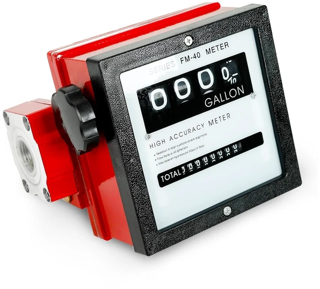 Main image of 1-1/2" Aluminum Mechanical Fuel Flow Meter