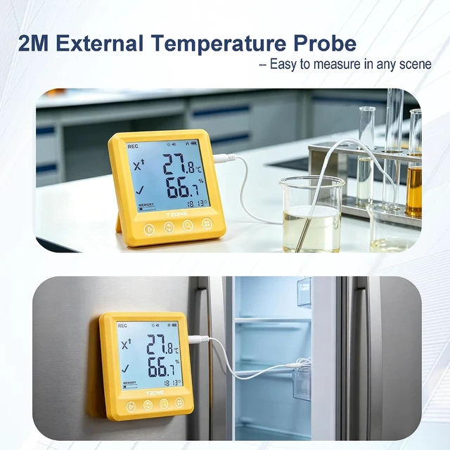 Alt view image 4 of 7 - Bluetooth Temperature & Humidity Data Logger with Dew Point, USB