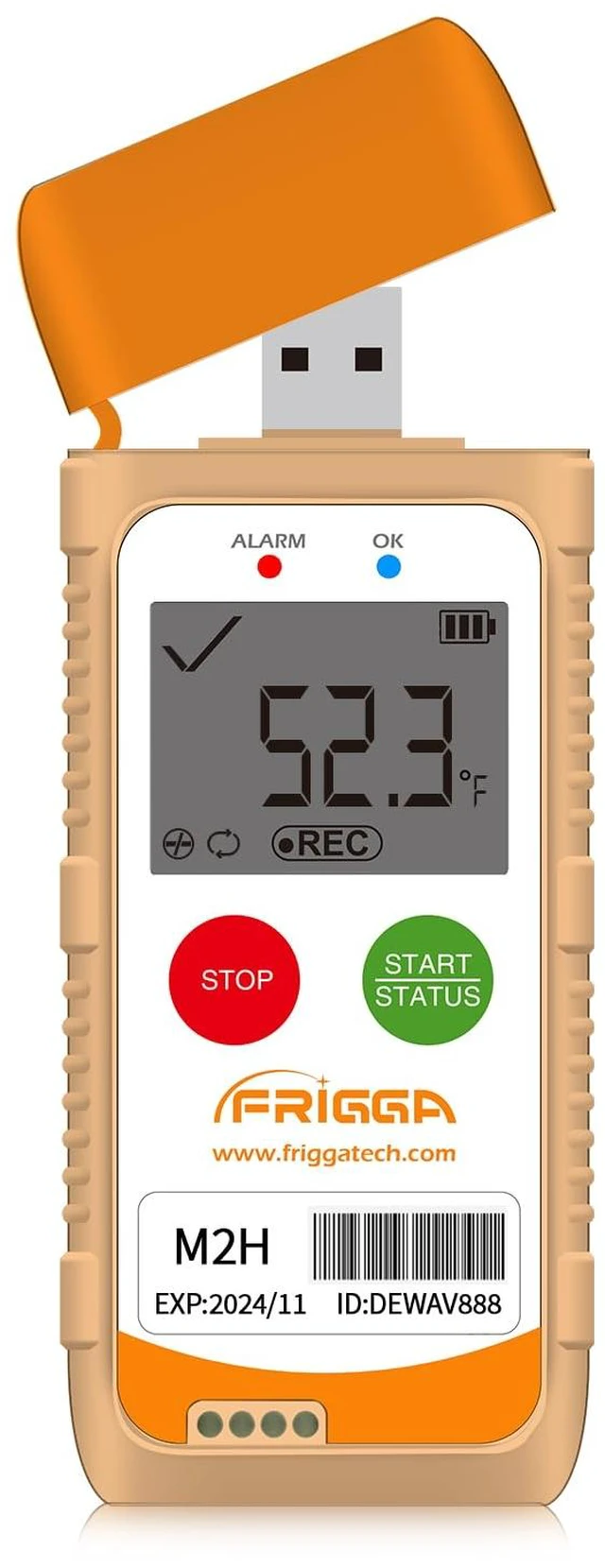 Main image of M2H USB Temperature & Humidity Data Logger, 28800 Points, PDF/CSV Report