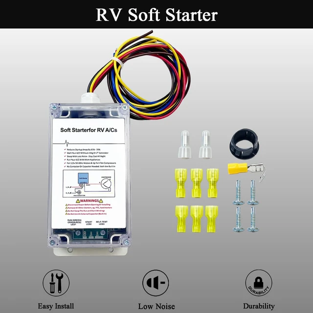 Alt view image 2 of 6 - RV Air Conditioner Soft Start Kit, Easy Start A/C & Appliances with Small Generator