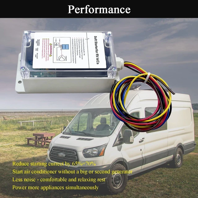 Alt view image 4 of 6 - RV Air Conditioner Soft Start Kit, Easy Start A/C & Appliances with Small Generator