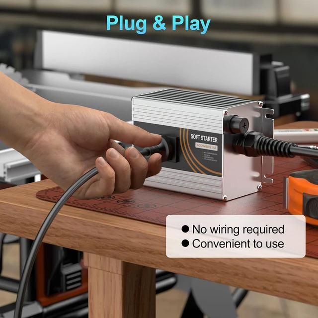 Alt view image 4 of 7 - 120V 15A Soft Starter for Universal-Motor Power Tools, Adjustable
