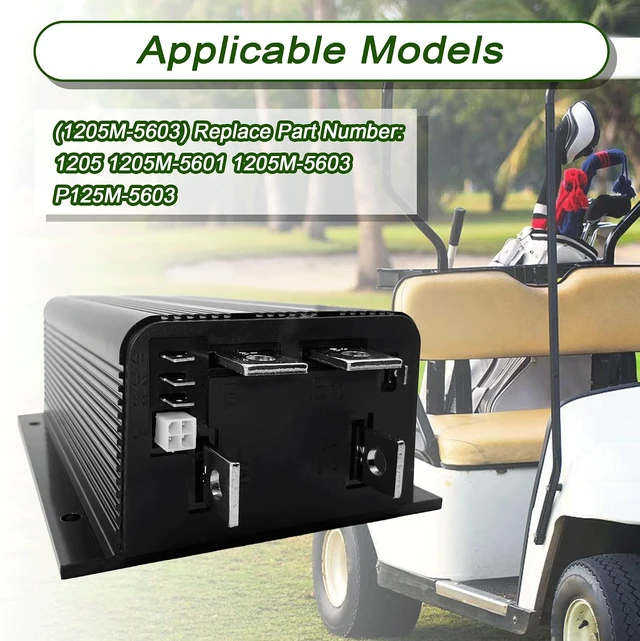 Alt view image 2 of 5 - 500A 48V DC Motor Controller, Compatible with Curtis for EZGO Golf Cart
